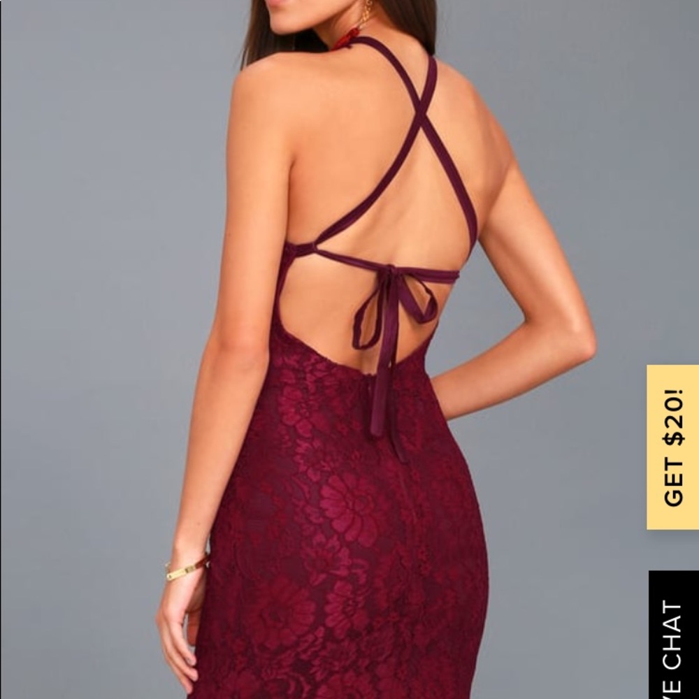 Lace dress, worn once!